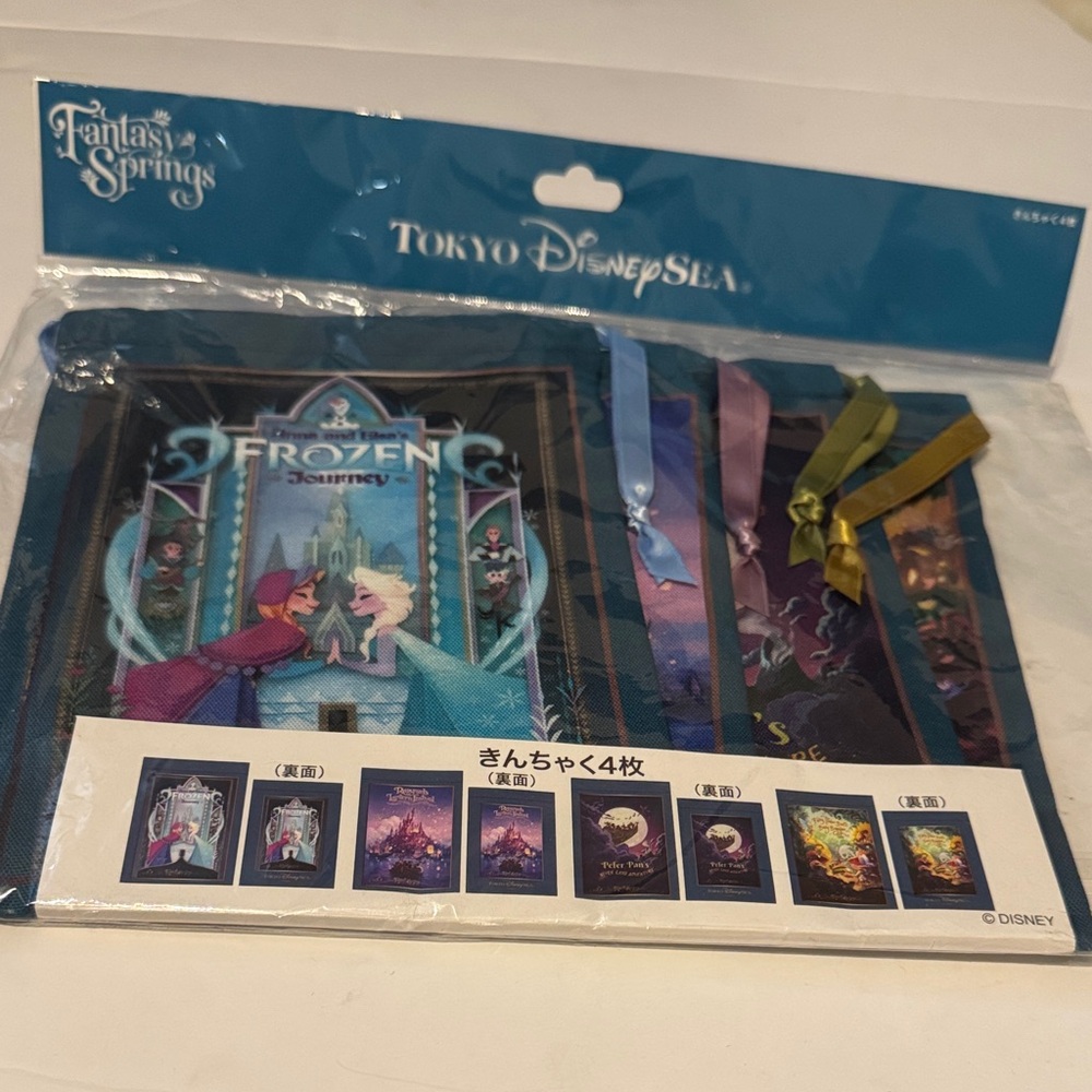 New Tokyo Disney Sea Fantasy Spring Frozen Drawstring Bag Set